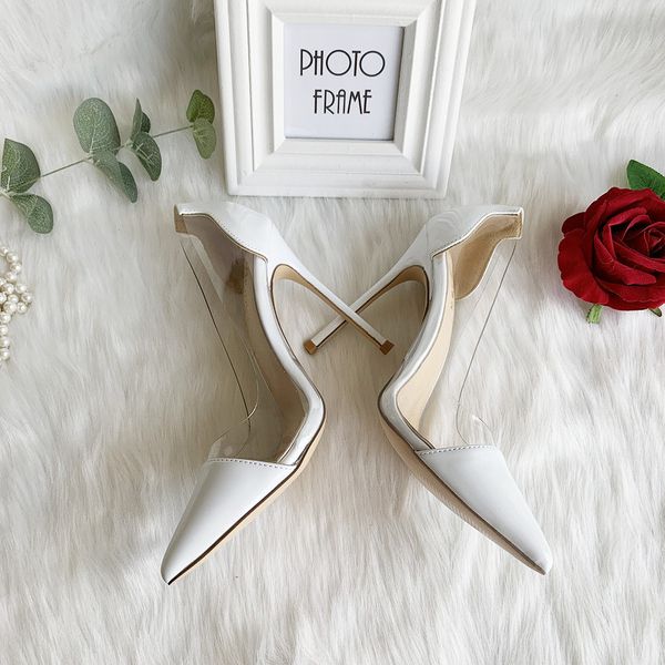 fashion designer pumps pointy toe heels new style white patent transparent pvc lady clear heel 12cm thin hees bridal wedding, Black
fashion designer pumps pointy toe heels new style white patent transparent pvc lady clear heel 12cm thin hees bridal wedding, Black