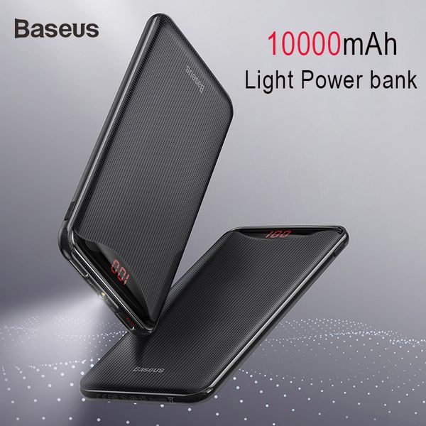 baseus 10000mah power bank phone charger for iphone x samsung huawei xiaomi flashlight digital display power bank two usb output
baseus 10000mah power bank phone charger for iphone x samsung huawei xiaomi flashlight digital display power bank two usb output