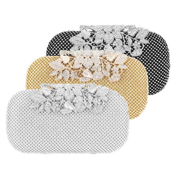 2019 fashion women flower rhinestone evening bag party bridal clutch wedding handbag purse
2019 fashion women flower rhinestone evening bag party bridal clutch wedding handbag purse