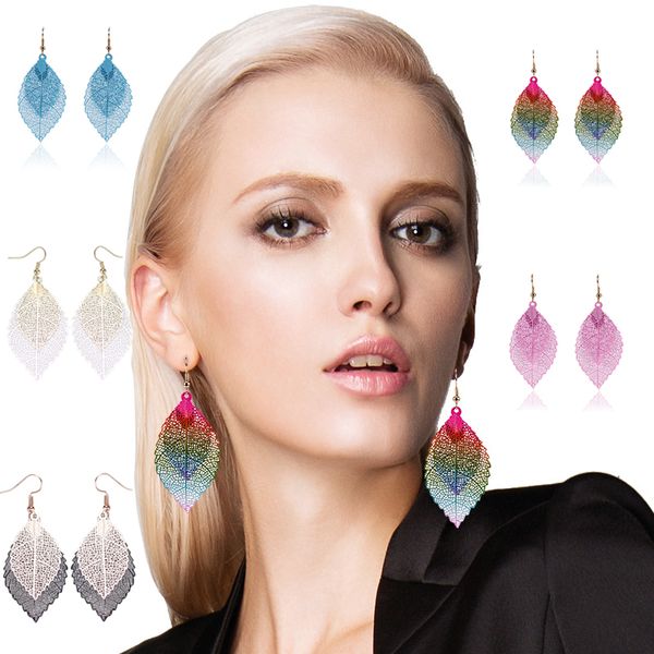 double leaf pendant earrings ear cuff simple retro two-color alloy earring eardrop jewelry wholesale, Silver
double leaf pendant earrings ear cuff simple retro two-color alloy earring eardrop jewelry wholesale, Silver