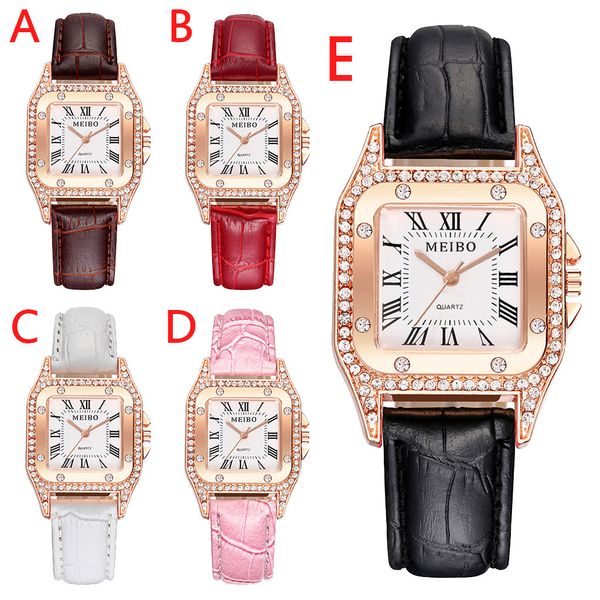meibo women's casual quartz leather band newv strap watch analog wrist watch square diamond-studded ladies fashion new 921, Slivery;brown
meibo women's casual quartz leather band newv strap watch analog wrist watch square diamond-studded ladies fashion new 921, Slivery;brown