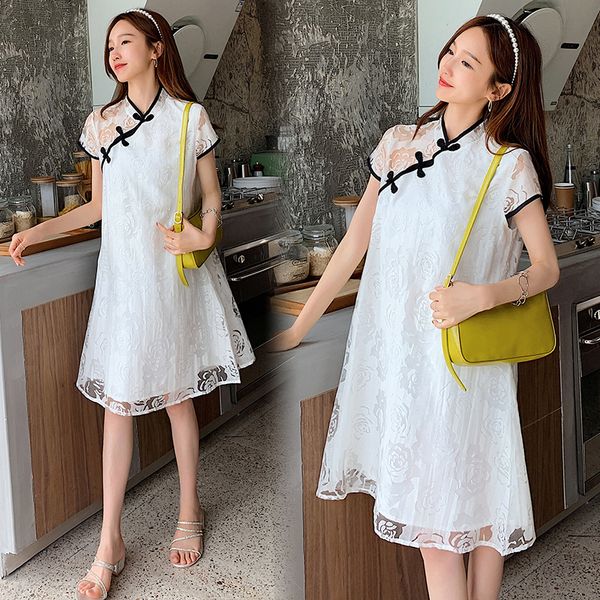 maternity dresses 6167# clothes summer short sleeve button easy matching loose stylish dress for pregnant women mom, White
maternity dresses 6167# clothes summer short sleeve button easy matching loose stylish dress for pregnant women mom, White