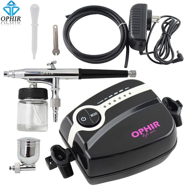 ophir portable 0.3mm airbrush kit with 5 adjustable mini air compressor for hobby art paint model airbrush set _ac094b+ac005
ophir portable 0.3mm airbrush kit with 5 adjustable mini air compressor for hobby art paint model airbrush set _ac094b+ac005