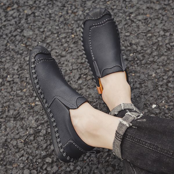 classic 2020 fashion new men's breathable peas solid color driving casual shoes lazy sport shoes men casual men sneakers, Black
classic 2020 fashion new men's breathable peas solid color driving casual shoes lazy sport shoes men casual men sneakers, Black