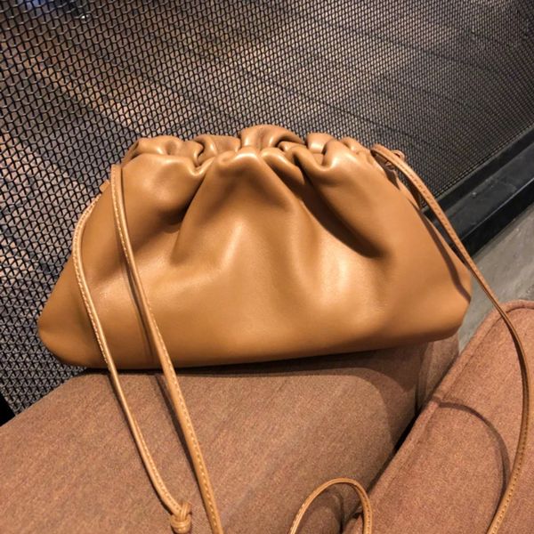 new cloud pleated leather pu handbag shoulder cross-body hand soft clutch bag
new cloud pleated leather pu handbag shoulder cross-body hand soft clutch bag