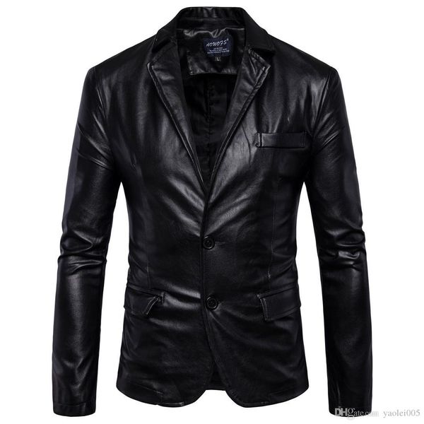 ou code 2019 spring and autumn new men's leather clothing british foreign trade men's motorcycle leather, Black
ou code 2019 spring and autumn new men's leather clothing british foreign trade men's motorcycle leather, Black