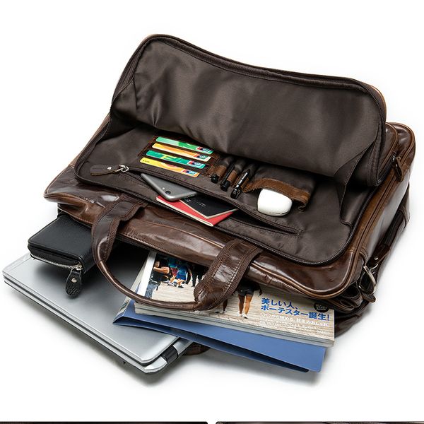 briefcases mans bag leather genuine briefcase men leather lapbag men business mens briefcase 15 inch pasta masculina 9205
briefcases mans bag leather genuine briefcase men leather lapbag men business mens briefcase 15 inch pasta masculina 9205