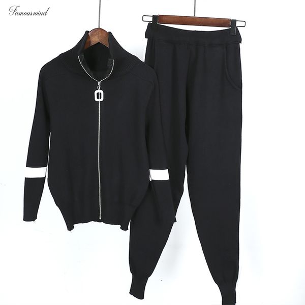 coats women jacket zipper pencil pant suits knitted long sleeve knitted casual sweaters trousers 2pcs sets for woman, White
coats women jacket zipper pencil pant suits knitted long sleeve knitted casual sweaters trousers 2pcs sets for woman, White