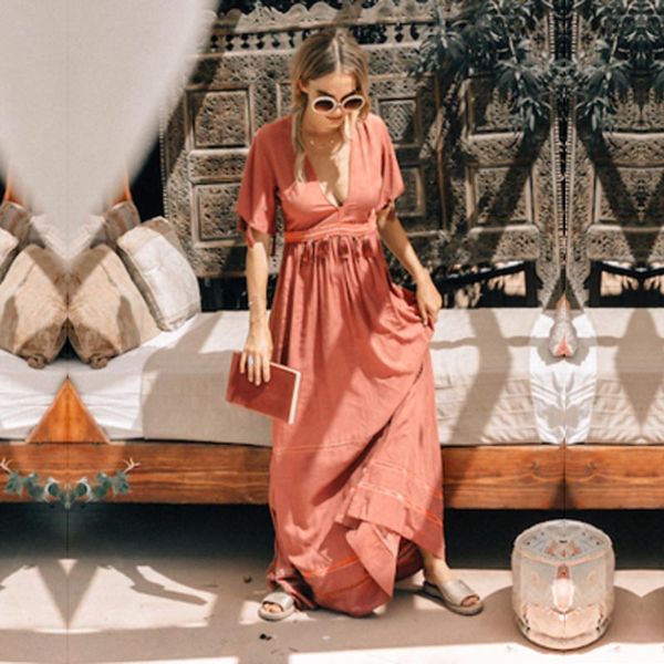 tassel 2019 long button women dress summer loose short sleeve boho maxi dress hollow out v-neck bohemian beach, Black;gray
tassel 2019 long button women dress summer loose short sleeve boho maxi dress hollow out v-neck bohemian beach, Black;gray