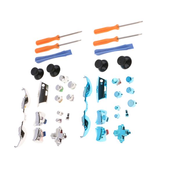 36-in-1 controller buttons replacement kit full button set for microsoft xbox one elite parts, blue & silver
36-in-1 controller buttons replacement kit full button set for microsoft xbox one elite parts, blue & silver
