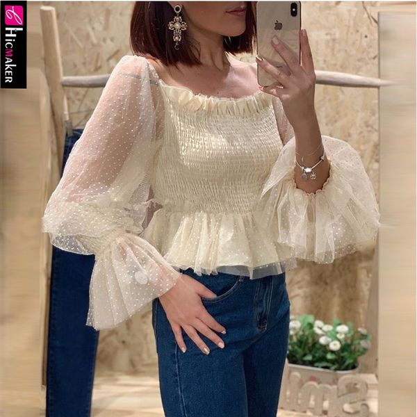 women square neck long sleeve cascading ruffle design lace blouse chic elegant spring fall shirt, White
women square neck long sleeve cascading ruffle design lace blouse chic elegant spring fall shirt, White