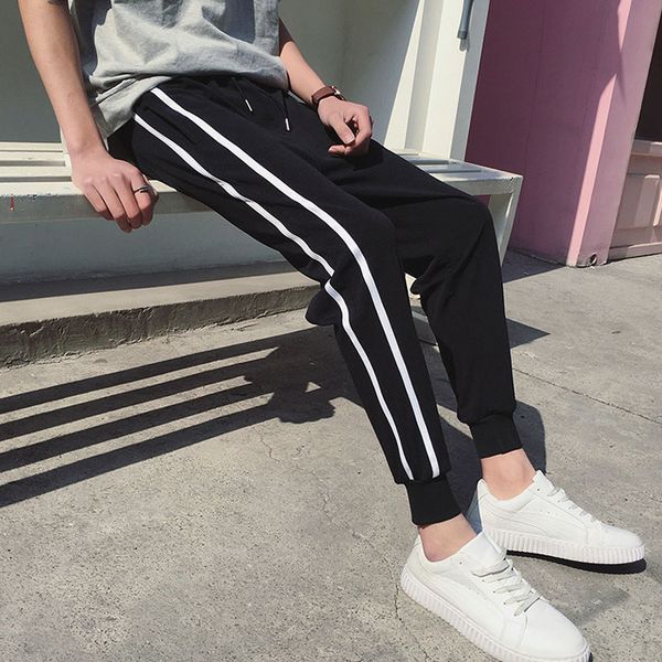 men jogger pants 2020 new arrival spring and summer korean style thin trendy male ankle-length pants black teenager boy n43
men jogger pants 2020 new arrival spring and summer korean style thin trendy male ankle-length pants black teenager boy n43