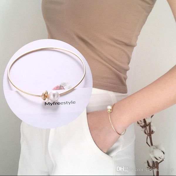 temperament bangle simple pearl opening adjustable bracelet female daily wild wholesale, Black
temperament bangle simple pearl opening adjustable bracelet female daily wild wholesale, Black