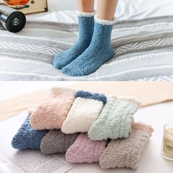 7 styles fluffy coral velvet fuzzy socks for women girls 2020 winter home soft cozy warm sleep sock christmas stockings gift m657f, Black
7 styles fluffy coral velvet fuzzy socks for women girls 2020 winter home soft cozy warm sleep sock christmas stockings gift m657f, Black