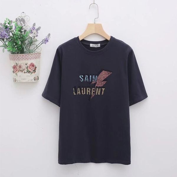 women's cotton short sleeve t-shirt black white gray letter print o-neck female t-shirts loose 2019 summer fashion tee y190509
women's cotton short sleeve t-shirt black white gray letter print o-neck female t-shirts loose 2019 summer fashion tee y190509