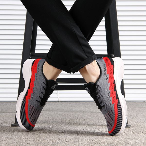 men sneaker soft air mesh breathable sports casual flat shoes 2019 fashion lac-up man shoes lightweight popular walking sneakers, Black
men sneaker soft air mesh breathable sports casual flat shoes 2019 fashion lac-up man shoes lightweight popular walking sneakers, Black