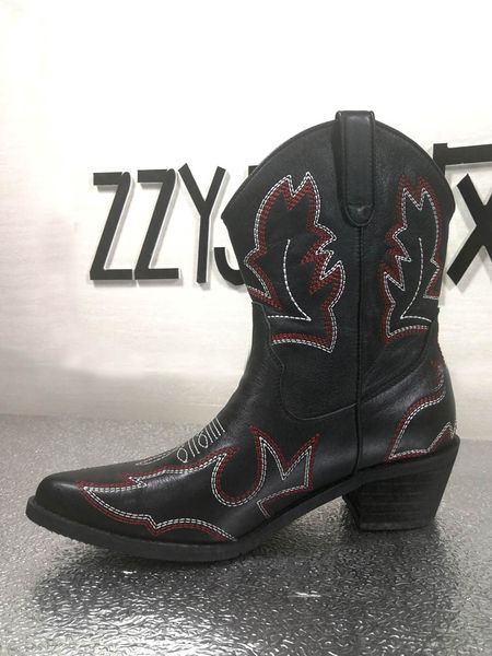 2019 sheepskin leather motorcycle boots ankle booties 5.5cm high heels shoes pillage toes colourful embroider size 34-39 black
2019 sheepskin leather motorcycle boots ankle booties 5.5cm high heels shoes pillage toes colourful embroider size 34-39 black