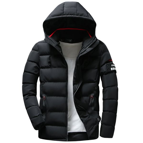 fashion hooded winter coat men thick warm mens winter jacket windproof father's gift parka padded clothing 2019 new k238, Black
fashion hooded winter coat men thick warm mens winter jacket windproof father's gift parka padded clothing 2019 new k238, Black