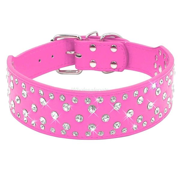 rhinestone leather dog collars for large dogs sparkly crystal diamonds studded pet collars for medium to big dogs pitbull pink dog collars
rhinestone leather dog collars for large dogs sparkly crystal diamonds studded pet collars for medium to big dogs pitbull pink dog collars