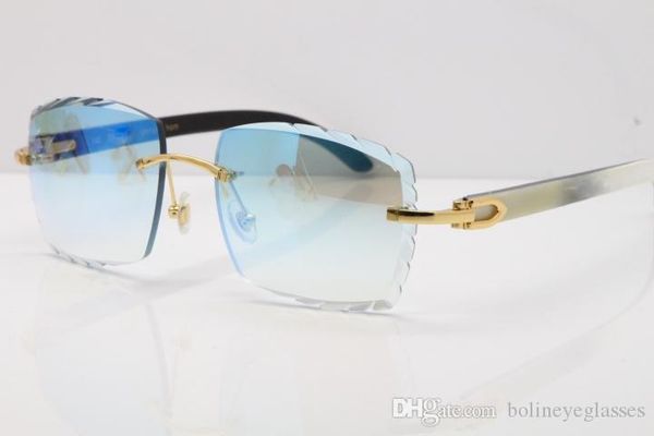 factory direct sale 2020 new style glasses designer 3524012 rimless black mix white buffalo horn sunglasses with box delicate glasses, White;black
factory direct sale 2020 new style glasses designer 3524012 rimless black mix white buffalo horn sunglasses with box delicate glasses, White;black