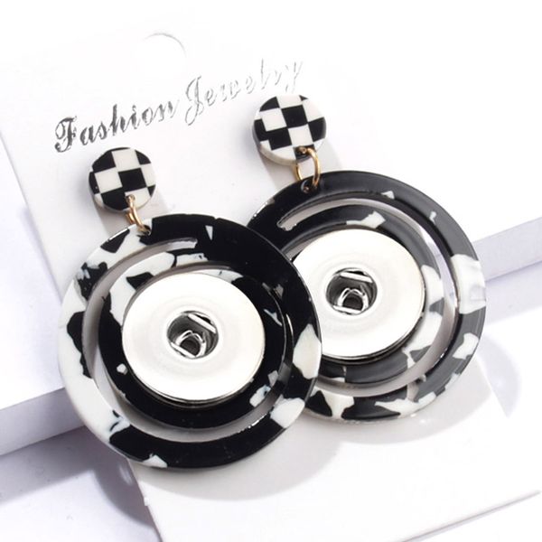 interchangeable 034 fashion round acetate plate earring fit 12mm 18mm snap button for women charms earrings jewelry gift, Silver
interchangeable 034 fashion round acetate plate earring fit 12mm 18mm snap button for women charms earrings jewelry gift, Silver