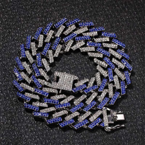 fashion iced prong cuban link chains necklaces 13mm mutilcolored blue black rhinestones hip hop jewelry mens drop 8464227, Silver
fashion iced prong cuban link chains necklaces 13mm mutilcolored blue black rhinestones hip hop jewelry mens drop 8464227, Silver