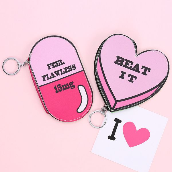 3d pink love girls heart purse keychain cartoon clutch cute pills wallet keychain, Black
3d pink love girls heart purse keychain cartoon clutch cute pills wallet keychain, Black