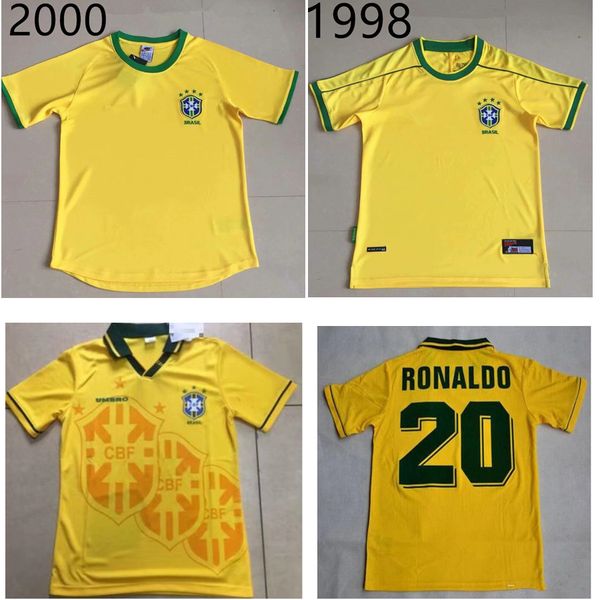 1994 brazil retro soccer jerseys #11 romario #20 ronaldo brazil world cup 1998 football jersey can custom 2000, Black;yellow
1994 brazil retro soccer jerseys #11 romario #20 ronaldo brazil world cup 1998 football jersey can custom 2000, Black;yellow