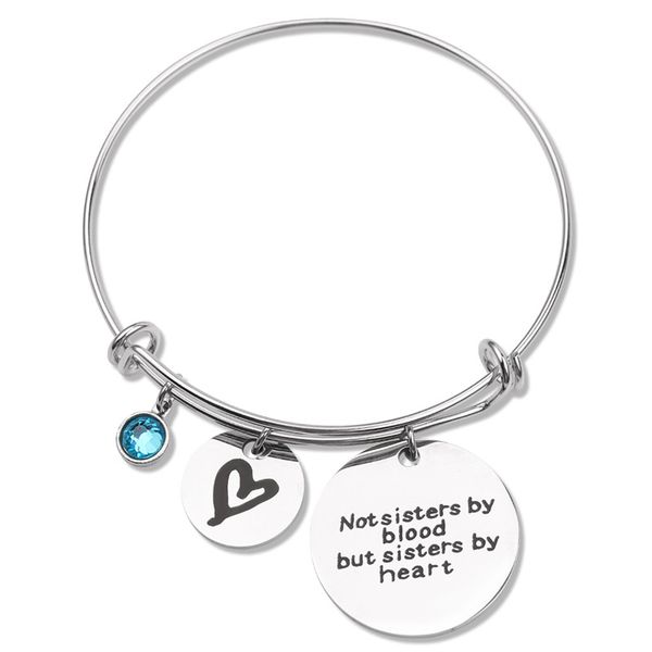 «не сестра по крови, но сестра по сердцу» браслет birthstone браслета браслетов из нержавеющей стали шарма для женщин дружбы подарки, White
«не сестра по крови, но сестра по сердцу» браслет birthstone браслета браслетов из нержавеющей стали шарма для женщин дружбы подарки, White