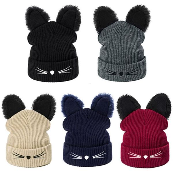 knitting wool hat beanies cat ear women all- knitting hat christmas warm earmuffs caps
knitting wool hat beanies cat ear women all- knitting hat christmas warm earmuffs caps