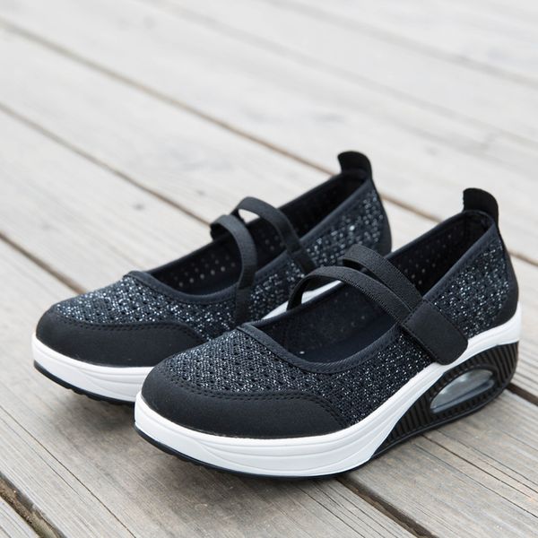 summer women flat platform shoes woman breathable mesh casual shoes ladies boat, Black
summer women flat platform shoes woman breathable mesh casual shoes ladies boat, Black