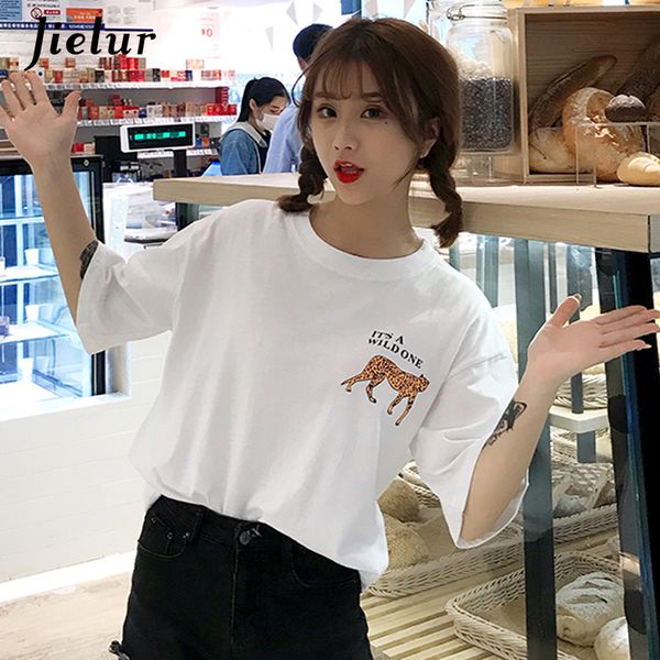 woman tshirt summer cotton girls letter leopard printed short sleeve t shirt harajuku bf s-xl loose tee shirt femme, White
woman tshirt summer cotton girls letter leopard printed short sleeve t shirt harajuku bf s-xl loose tee shirt femme, White
