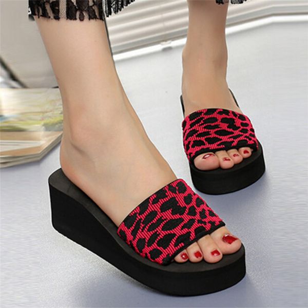 dames slippers summer women shoes platform bath slippers wedge beach slope flops shoes women flops summer outdoor ##1, Black
dames slippers summer women shoes platform bath slippers wedge beach slope flops shoes women flops summer outdoor ##1, Black
