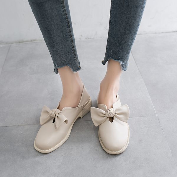 2020 new women's flat shoes elegant bow lace up pu leather shoes stylish solid color simplicity flats comfort loafers u29-53, Black
2020 new women's flat shoes elegant bow lace up pu leather shoes stylish solid color simplicity flats comfort loafers u29-53, Black