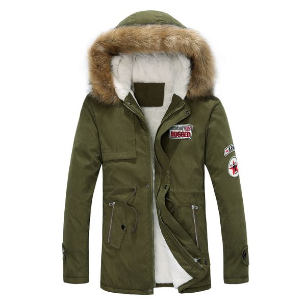 men's hooded coat winter men's warm long section slim jacket jacket hooded casual plus velvet collar casual cotton suit, Tan;black
men's hooded coat winter men's warm long section slim jacket jacket hooded casual plus velvet collar casual cotton suit, Tan;black