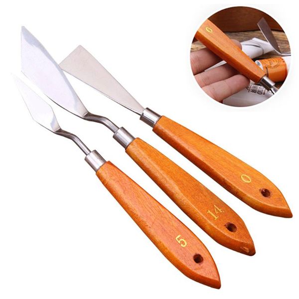 3pcs teaching activity spatula wooden handle stainless steel multipurpose school art tools for artist painting scraper set mixed
3pcs teaching activity spatula wooden handle stainless steel multipurpose school art tools for artist painting scraper set mixed