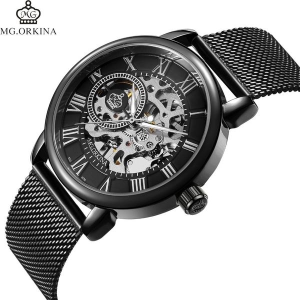 coupons sale men watches mechanical hand wind luxury brand orkina skeleton stainless steel bracelet mesh strap men's watches y19051403, Slivery;brown
coupons sale men watches mechanical hand wind luxury brand orkina skeleton stainless steel bracelet mesh strap men's watches y19051403, Slivery;brown