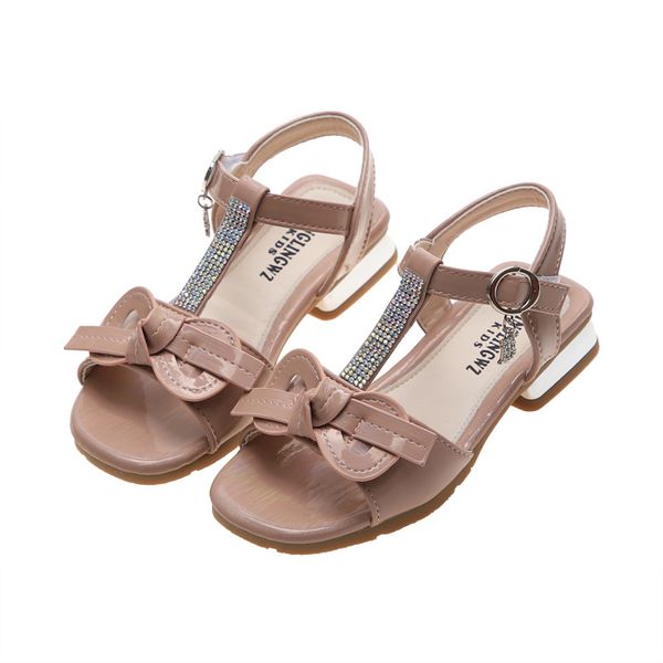 children sandals summer fashion bright rhinestone bowtie princess shoes girls soft non-slip open toe beach sandals size 27-37, Black;red
children sandals summer fashion bright rhinestone bowtie princess shoes girls soft non-slip open toe beach sandals size 27-37, Black;red