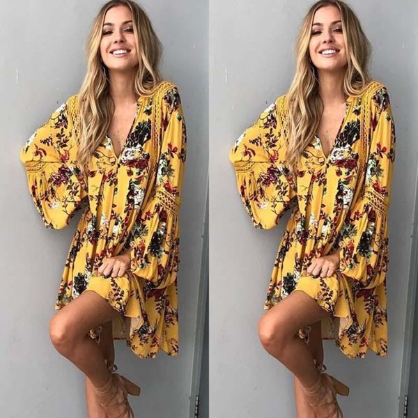 summer women floral cotton boho dress new spring autumn floral long sleeve loose party boho mini dress s-2xl, Black;gray
summer women floral cotton boho dress new spring autumn floral long sleeve loose party boho mini dress s-2xl, Black;gray