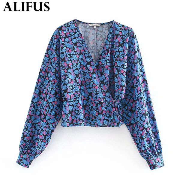 fashion women shirt 2019 vintage floral print cross v neck shirts blouses loose ladies long sleeve blusas, White
fashion women shirt 2019 vintage floral print cross v neck shirts blouses loose ladies long sleeve blusas, White