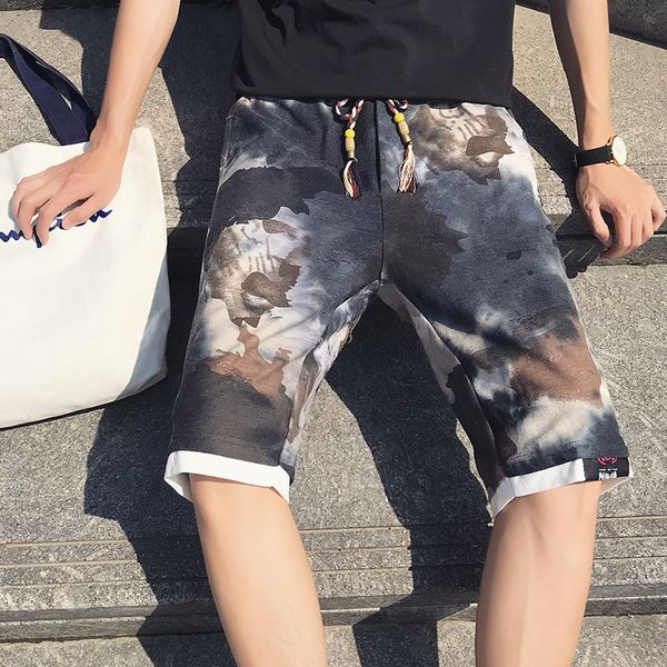 2019 new casual fashion wild port wind summer camouflage harem sports shorts men's knit casual comfortable stretch shorts, White;black
2019 new casual fashion wild port wind summer camouflage harem sports shorts men's knit casual comfortable stretch shorts, White;black