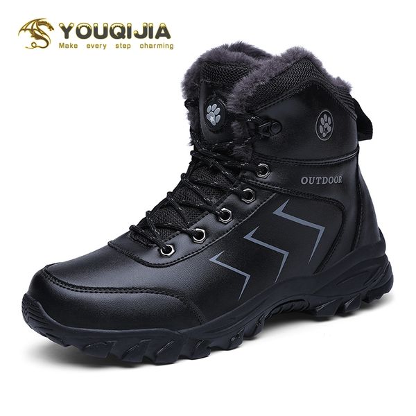 winter outdoor work safety boots men's plus velvet warm waterproof snow boots indestructible high-hiking boot, Black
winter outdoor work safety boots men's plus velvet warm waterproof snow boots indestructible high-hiking boot, Black