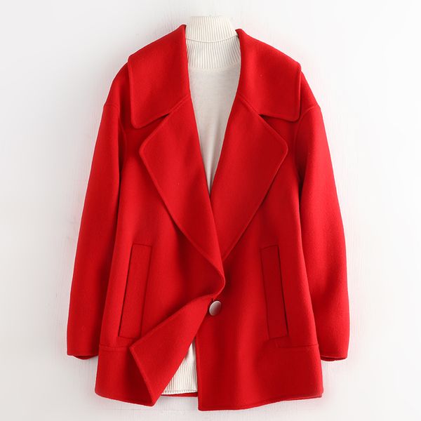 new fashion short woolen coat single breasted slim type female winter coat women female autumn winter wool, Black
new fashion short woolen coat single breasted slim type female winter coat women female autumn winter wool, Black
