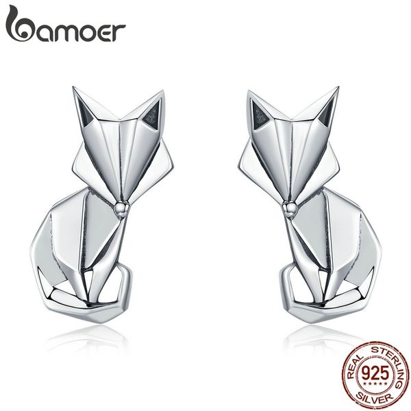 BAMOER Hot Sale Genuine 925 Sterling Silver Fashion Folding Fox Animal Stud Earrings for Women Sterling Silver Jewelry SCE526
BAMOER Hot Sale Genuine 925 Sterling Silver Fashion Folding Fox Animal Stud Earrings for Women Sterling Silver Jewelry SCE526