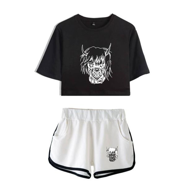 lil peep short sleeve tshirt and shorts hip hop casual women clothes 2019 kpop harajuku print plus size clothes set, White
lil peep short sleeve tshirt and shorts hip hop casual women clothes 2019 kpop harajuku print plus size clothes set, White