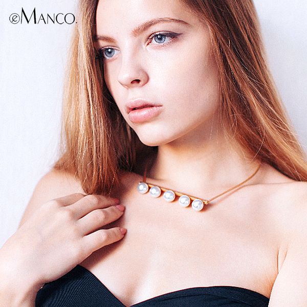 emanco trendy simple collar & torques necklace for women & girls simulated pearls metal style necklace fashion jewelry, Silver
emanco trendy simple collar & torques necklace for women & girls simulated pearls metal style necklace fashion jewelry, Silver