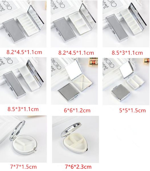 metal silver pill boxes holder medicine case small portable cases container splitters personal health care f2533
metal silver pill boxes holder medicine case small portable cases container splitters personal health care f2533