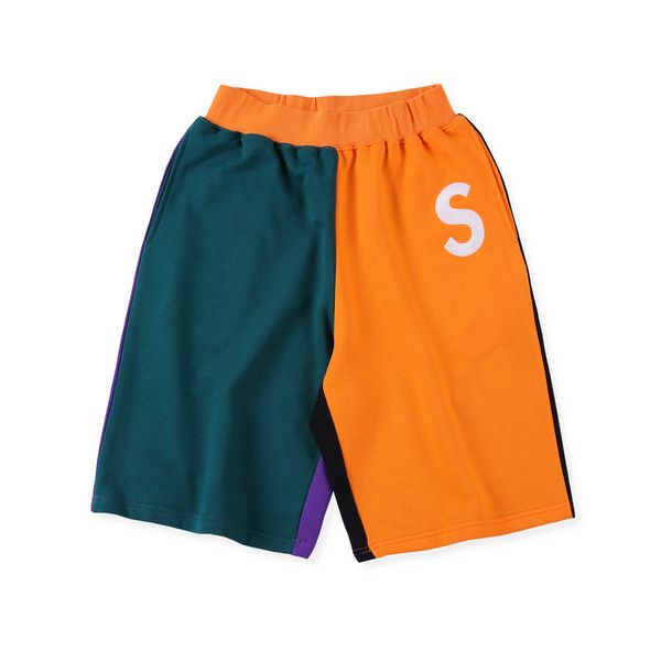 19ss S Logo Colorblocked Sweatshort Summer Fashion Women Men Beach Box Logo Embroidery Shorts Jogging Training Unisex casual Sport Pants
19ss S Logo Colorblocked Sweatshort Summer Fashion Women Men Beach Box Logo Embroidery Shorts Jogging Training Unisex casual Sport Pants