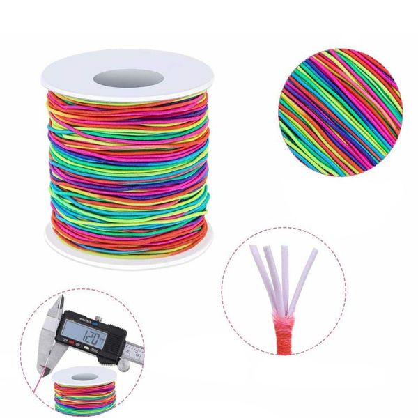 new 100m strong stretch elastic cord wire rope bracelet necklace string bead multicolor, Black;white
new 100m strong stretch elastic cord wire rope bracelet necklace string bead multicolor, Black;white