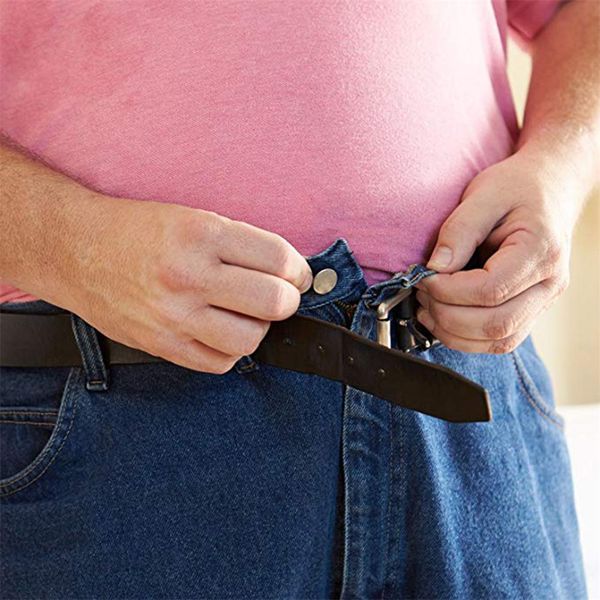 1pcs skirt trousers jeans waist expander waistband extender button pant elastic extender wonder button belt extension buckle, White
1pcs skirt trousers jeans waist expander waistband extender button pant elastic extender wonder button belt extension buckle, White